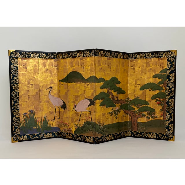 Vintage Japanese Miniature Table Screen For Sale - Image 10 of 10