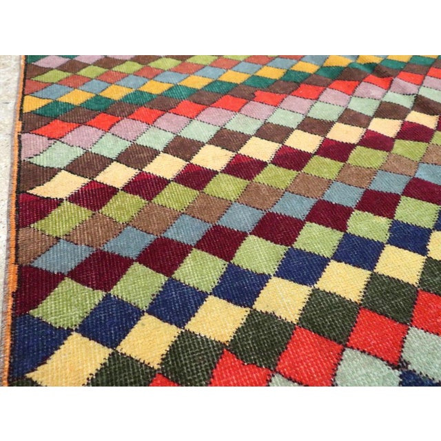 Mid 20th Century Galerie Shabab Collection Mid-20th Century Turkish Anatolian Accent Rug For Sale - Image 5 of 10