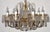 Brass Lead Crystal 24k Gold Plated Seven Light Chandelier from Sölken Leuchten, 1970s For Sale - Image 10 of 10