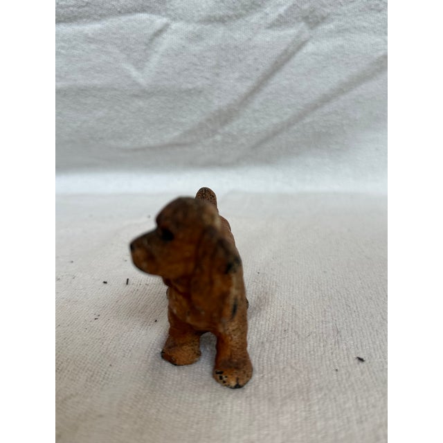 1920s 1920s Hubley Mini Cast Iron Cocker Spaniel For Sale - Image 5 of 9