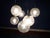 Wonderful Doria hanging lamp from the end of the 60s. 7 ice glass balls make a very nice light. Fully functional. Very...