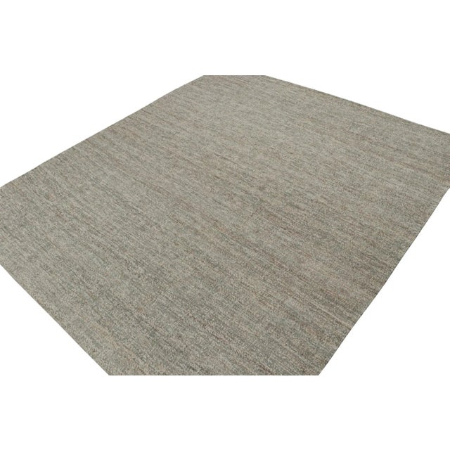 Rug & Kilim 2010s Rug & Kilim’s Contemporary Kilim Rug in Gray & White For Sale - Image 4 of 8