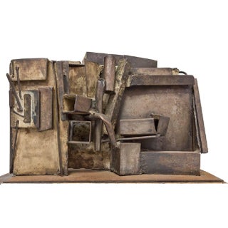 Rare Large Abstract Expressionist Welded Assemblage Sculpture For Sale