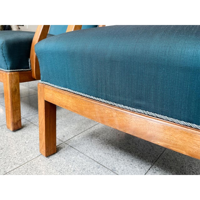 1950s Danish Modern Mahogany Lounge Chairs by Erik Wørts - A Pair For Sale - Image 13 of 18
