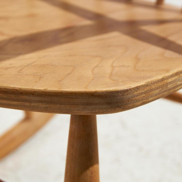 1960s Beech IW3 Rocking Chair by Illum Wikkelsø for Niels Eilersen, 1960s For Sale - Image 5 of 18