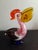 1980s Multicolor Art Glass Duck Figurine For Sale - Image 4 of 6