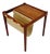 Mid-Century Danish Teak Side Table with Magazine Rack, 1960s For Sale
