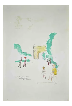 Kees Van Dongen, Untitled, Original Etching, 1850