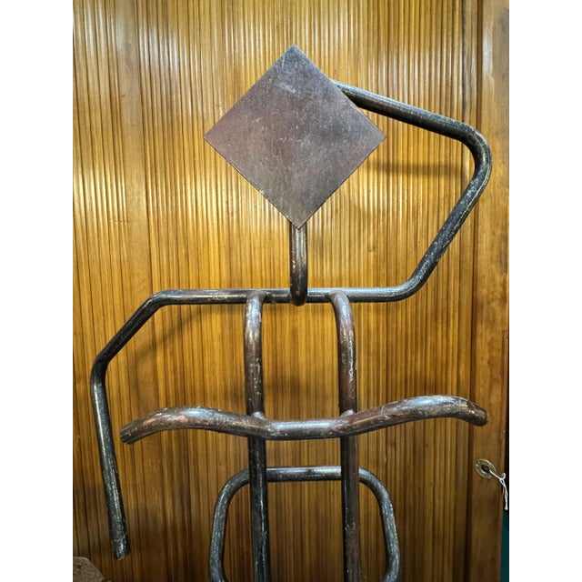 Brutalist Metallic Man Valet Stand For Sale - Image 5 of 7