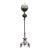 Antique Bradley & Hubbard Style Electrified Oil Adjustable Height Parlor Floor Lamp For Sale