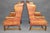 This handsome pair of English-made mahogany-framed leather wingback armchairs, dating to approximately the 1960s, offers...