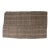 Brown & Tan Striped Wool Rug For Sale