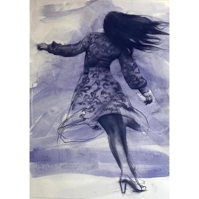 Charcoal Patsy McArthur, Revolutions, Drawing on Paper, 2021 For Sale - Image 8 of 8