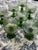 Mid-Century Modern Vintage Lenox Green Impromptu Goblet Glassware For Sale - Image 3 of 9