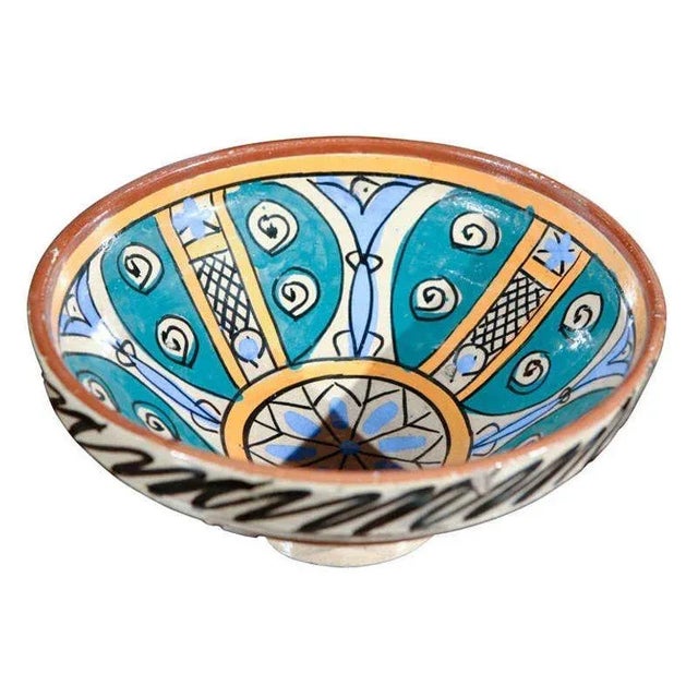 Handcrafted Antique Moroccan Couscous Bowl From Fez, 19th Century For Sale - Image 9 of 9