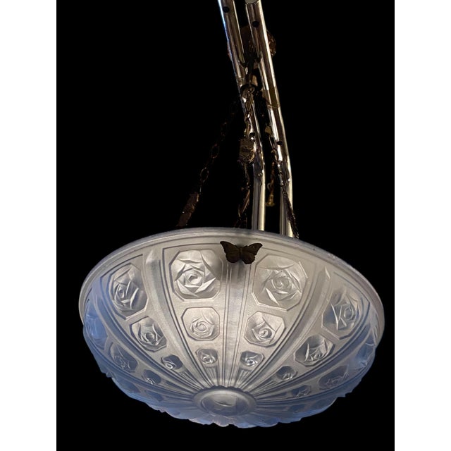 Mid-Century Glass Pendant, 1950s For Sale - Image 12 of 15