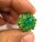 Bochic "Orient" Vintage Zambian Emerald Ring Set In 18K Yellow Gold & Silver For Sale - Image 16 of 18