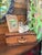 Vintage Rattan Wrapped Decorative Suitcase Trunk For Sale - Image 12 of 12