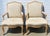 1990s Pair of J. Robert Scott Villa Fauteul Suede Leather Arm Chairs For Sale - Image 5 of 7