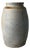 Rustic Handcrafted Stoneware Vase / Large Primitive Ceramic Vessel For Sale