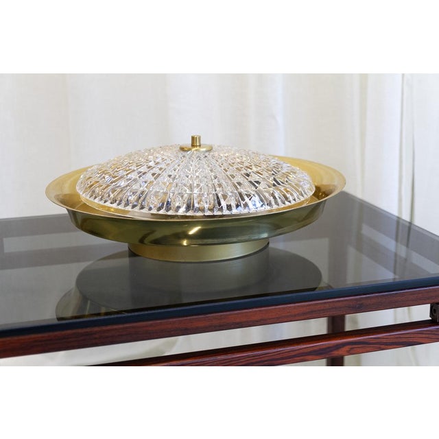 Orrefors Brass Wall Lamps by Fagerlund for Lyfa, 1960s, Set of 2 For Sale - Image 14 of 18