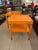 Glossy Hermes Orange Square Two Tier End Tables -a Pair For Sale - Image 16 of 16