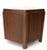 Late 20th Century Late 20th Century Pair of Hexagon Walnut End Side Tables w/ One Door Cabinets Storage Compartment For Sale - Image 5 of 17