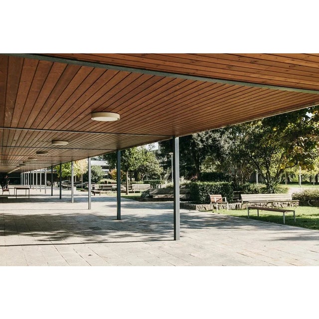 Gold Amigo Wall Lamp by Gonzalo Milá and Miguel Milá For Sale - Image 8 of 9