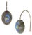 Labradorite Turquoise Drop Earrings, Pair For Sale
