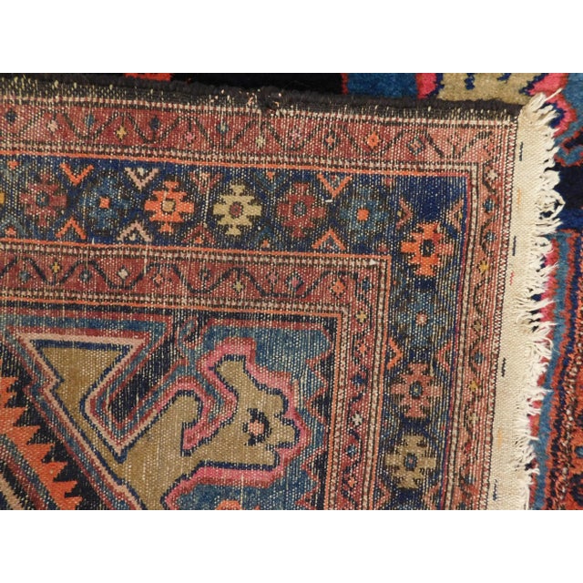 1940s Vintage Persian Runner Rug 3'10"x 11'5" For Sale - Image 12 of 13