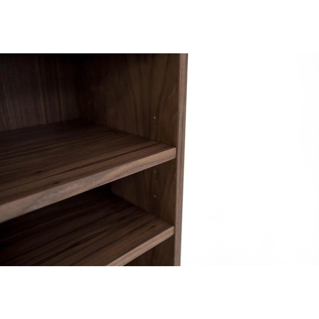 Scandinavian Walnut Bookcase For Sale - Image 6 of 8