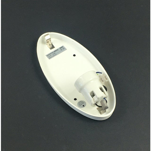 Metal Minimalist Opaline Glass Wall Lights from Limburg, Germany, 1970s-1980s, Set of 2 For Sale - Image 7 of 9