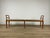Italian Wooden and Fabric Bench with Pin Legs, 1950s For Sale - Image 9 of 9