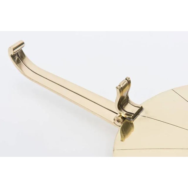 Metal Tommi Parzinger Brass Lidded Box Mid Century Modern 50's For Sale - Image 7 of 10