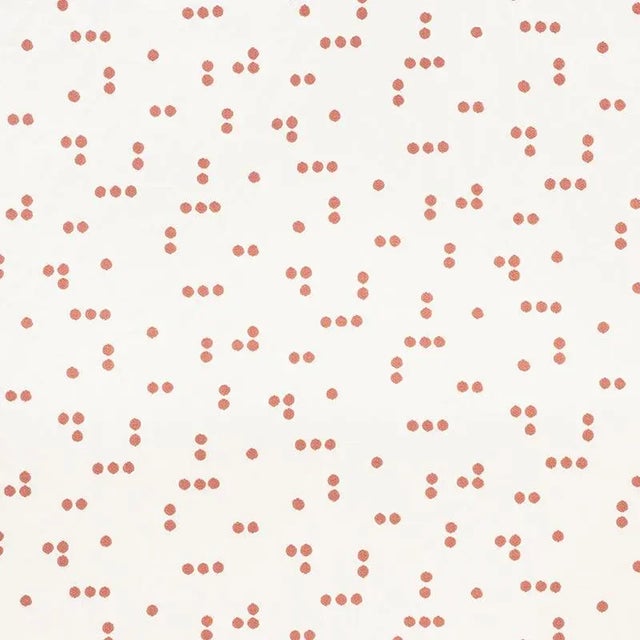 Great Rock Embroidery features polka dots stitched on a union cloth. Their purposeful irregularity gives this Caroline Z...