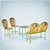 Hand-Painted Children's Garden Seating Set, India, 1980s, Set of 5 For Sale - Image 3 of 18