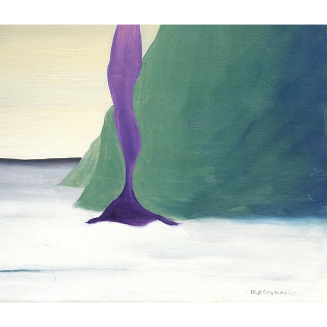 Post Impressionist Kumulipo, Source of Life - Mid Century Modern Surrealist Hawaiian Visionary Art by Marguerite Blasingame For Sale - Image 3 of 4