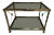 Aged Brass End Table From Mastercraft For Sale