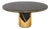 Luxxu "Littus" Black Marble Dining Table For Sale
