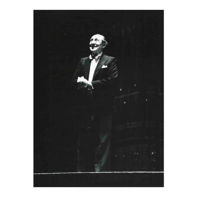 Unknown, Portrait of Vladimir Horowitz, Black & White Photograph, 1985 For Sale