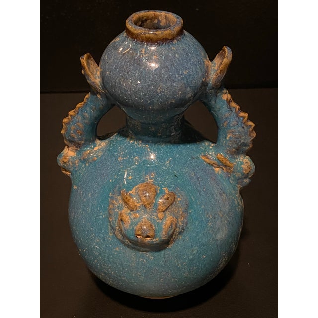 American 19th Century June Ware Pottery With Black Dot For Sale - Image 3 of 6