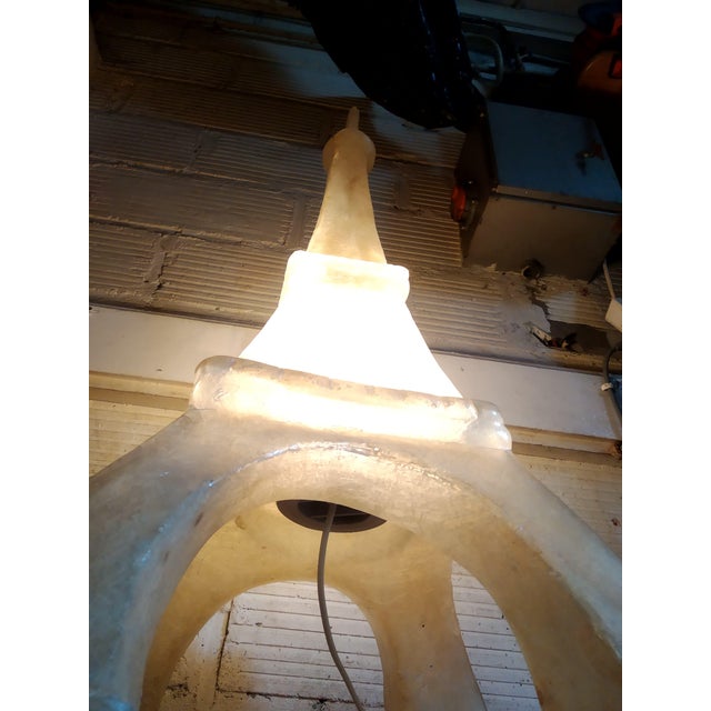 Large Eiffel tower lamp Table Floor Paris France Loft decor Fiberglass. Dimensions: Height 31.8" / 81 cm Width 15.7" / 40...