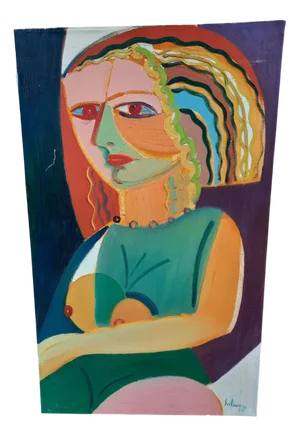 Mario Salmaso, The Astrologer, 1980, Oil on Canvas