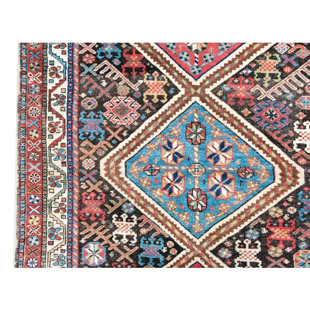 Early 20th Century Persian Afshar Rug For Sale - Image 4 of 15
