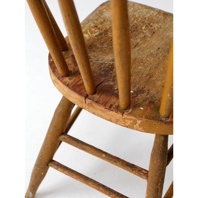 Antique Windsor Farmhouse Chair For Sale - Image 14 of 18