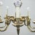 1970s Gold and Metal 8-Light Chandelier, 1970s For Sale - Image 5 of 13