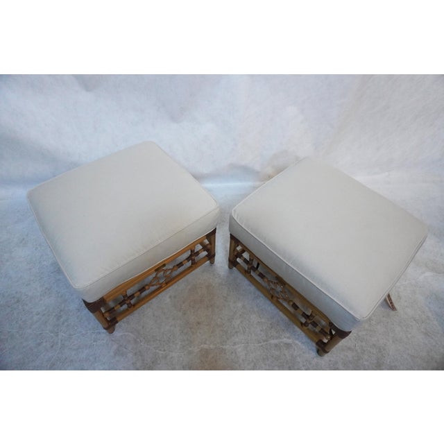 Modern Lane Venture Mimi Outdoor Ottomans by Celerie Kemble, A Pair For Sale - Image 3 of 11
