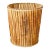 Large Chinoiserie Style Bamboo Planter Basket/17" For Sale