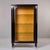 Italian Art Deco Ebonized Display Cabinet With Gilt Capitals For Sale - Image 9 of 13