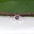 2020s Purple Spinel Ring With Purple Sapphire Accents: Solid 14k Gold, Size 6.75 For Sale - Image 5 of 9